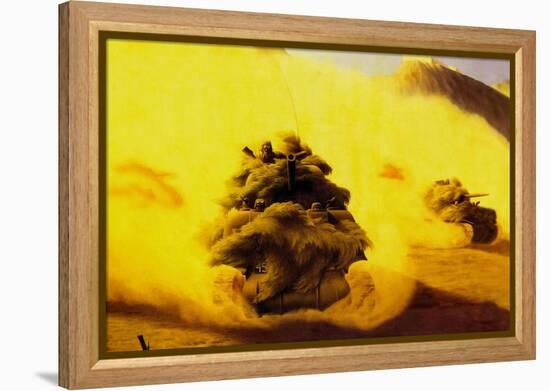 Desert Push-null-Framed Stretched Canvas