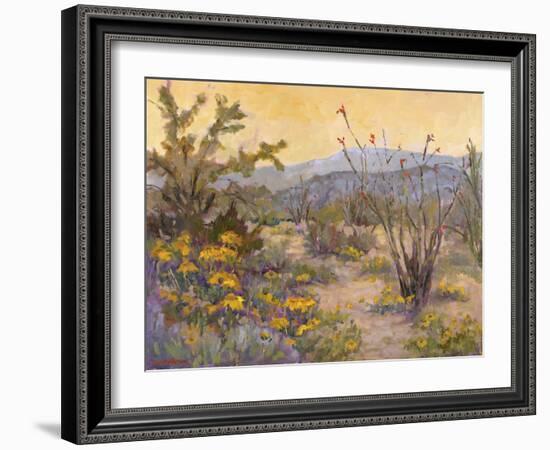 Desert Repose IV-Nanette Oleson-Framed Art Print