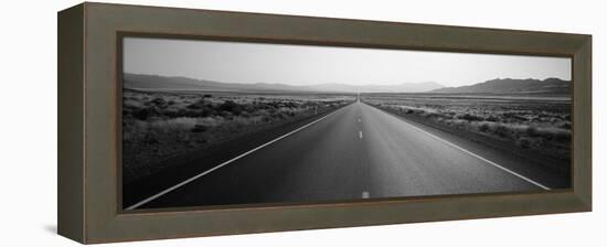 Desert Road, Nevada, USA-null-Framed Stretched Canvas