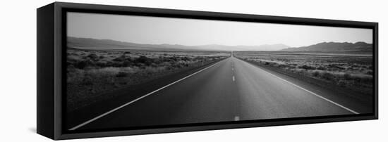 Desert Road, Nevada, USA-null-Framed Stretched Canvas