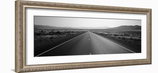 Desert Road, Nevada, USA--Framed Photographic Print