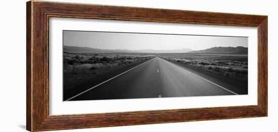 Desert Road, Nevada, USA--Framed Photographic Print