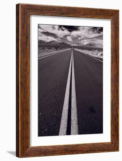 Desert Road Trip BW-Steve Gadomski-Framed Photographic Print