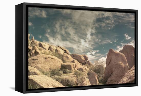 Desert Rock Formations near Scottsdale, Arizona, the Boulders...-BCFC-Framed Premier Image Canvas