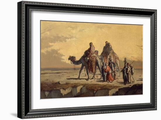 Desert Scene, C. 1863-Francisco Lameyer-Framed Giclee Print