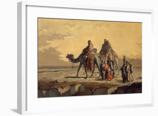 Desert Scene, C. 1863-Francisco Lameyer-Framed Giclee Print