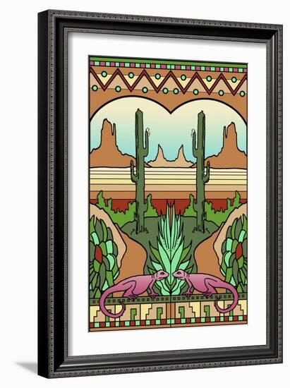 Desert-scene-Howie Green-Framed Giclee Print