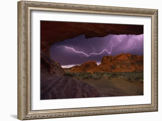 Desert Storm-Darren White Photography-Framed Giclee Print