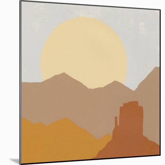 Desert Sun I-Moira Hershey-Mounted Art Print