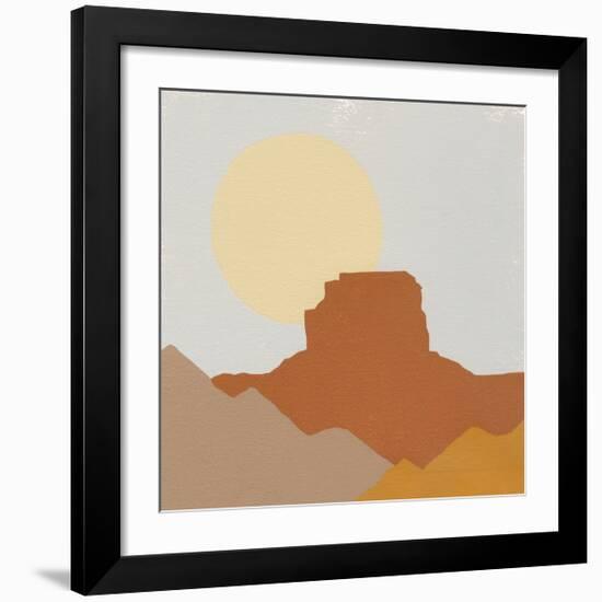 Desert Sun III-Moira Hershey-Framed Art Print