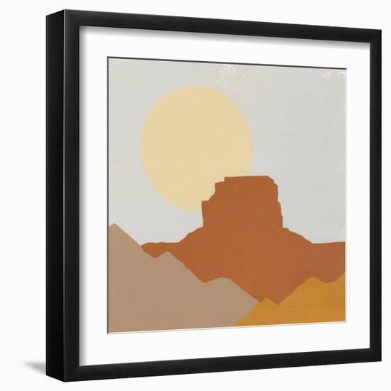 Desert Sun III-Moira Hershey-Framed Art Print