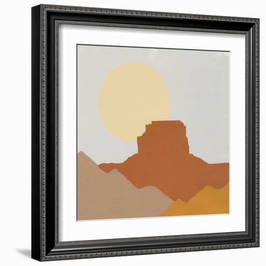 Desert Sun III-Moira Hershey-Framed Art Print