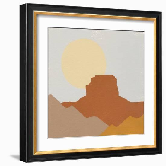 Desert Sun III-Moira Hershey-Framed Art Print