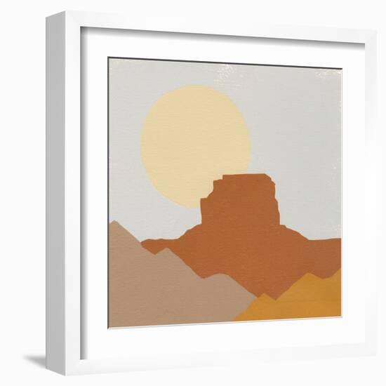 Desert Sun III-Moira Hershey-Framed Art Print