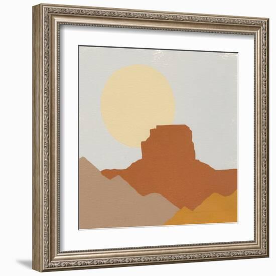 Desert Sun III-Moira Hershey-Framed Premium Giclee Print