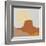 Desert Sun III-Moira Hershey-Framed Premium Giclee Print