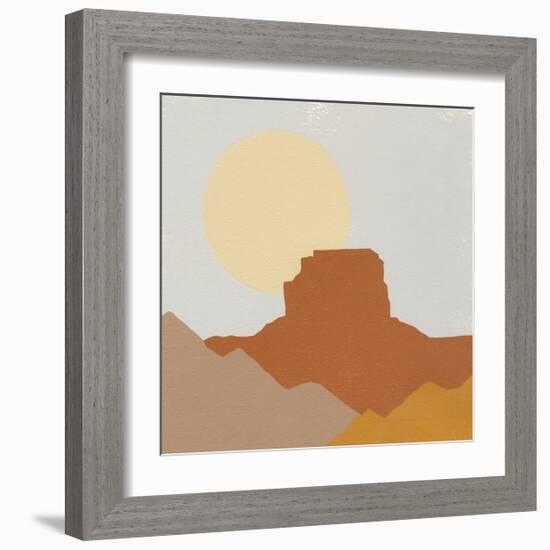 Desert Sun III-Moira Hershey-Framed Premium Giclee Print