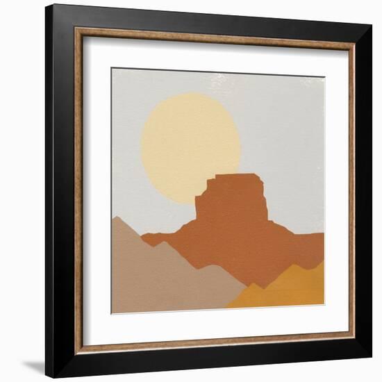 Desert Sun III-Moira Hershey-Framed Art Print