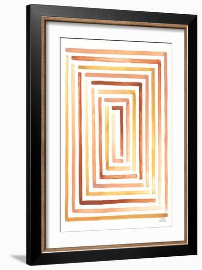 Desert Sunset II SP-Laura Marshall-Framed Art Print