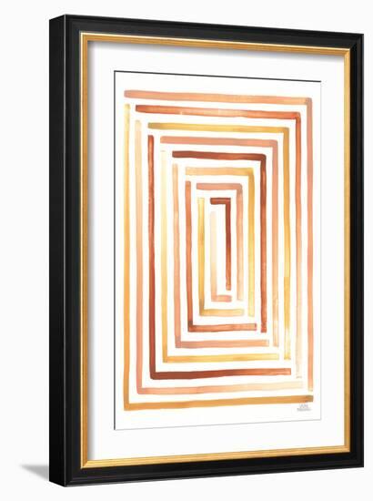 Desert Sunset II SP-Laura Marshall-Framed Art Print