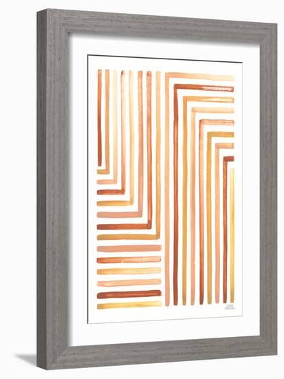 Desert Sunset III SP-Laura Marshall-Framed Premium Giclee Print