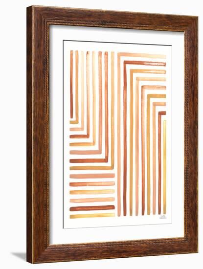 Desert Sunset III SP-Laura Marshall-Framed Art Print