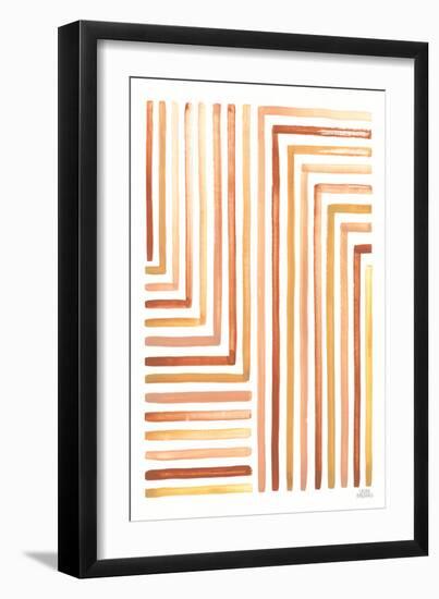 Desert Sunset III SP-Laura Marshall-Framed Art Print