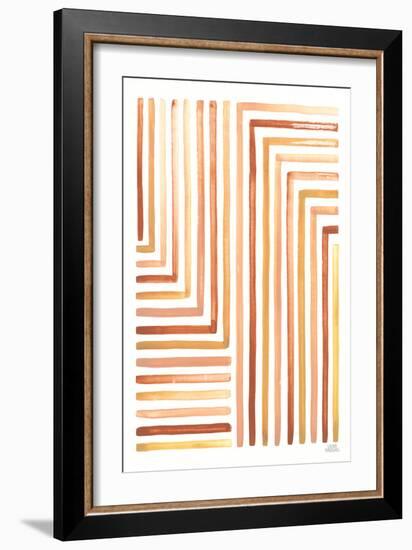 Desert Sunset III SP-Laura Marshall-Framed Art Print