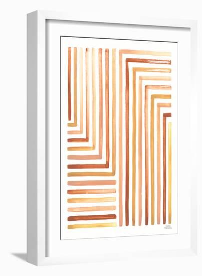 Desert Sunset III SP-Laura Marshall-Framed Art Print