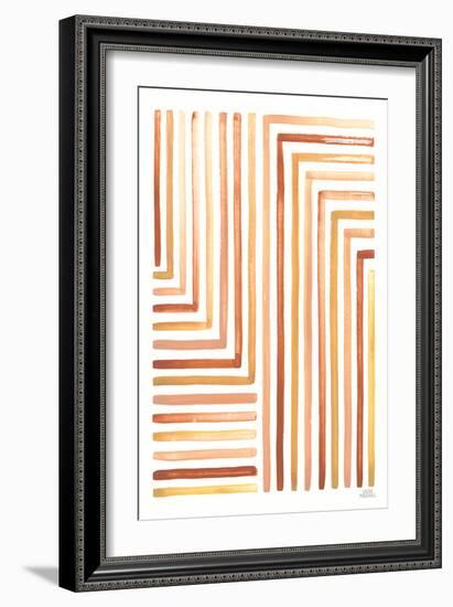 Desert Sunset III SP-Laura Marshall-Framed Art Print