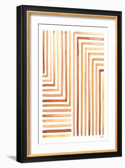 Desert Sunset III SP-Laura Marshall-Framed Art Print