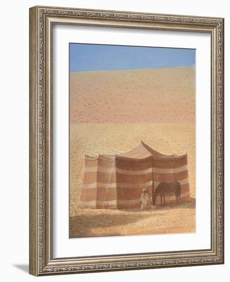 Desert Tent Rajasthan-Lincoln Seligman-Framed Giclee Print