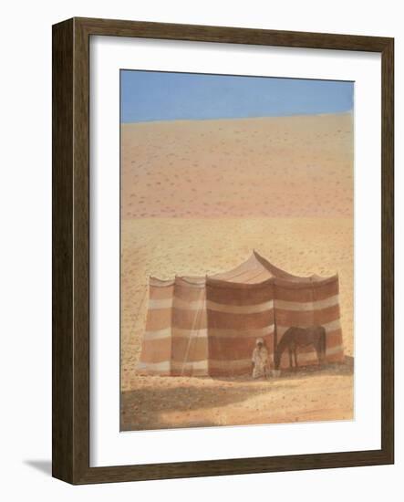 Desert Tent Rajasthan-Lincoln Seligman-Framed Giclee Print