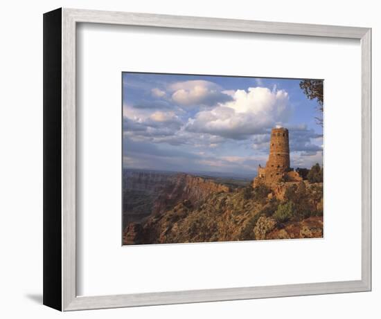 Desert View Watch Tower on the East Rim of Grand Canyon NP, Arizona-Greg Probst-Framed Photographic Print