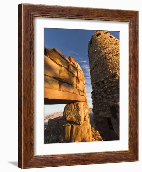 Desert View Watchtower, Grand Canyon Nat'l Park, UNESCO World Heritage Site, Northern Arizona, USA-Michael Nolan-Framed Photographic Print