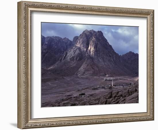 Desert Village in the Foothills of Mt. Sinai, Egypt-Janis Miglavs-Framed Photographic Print