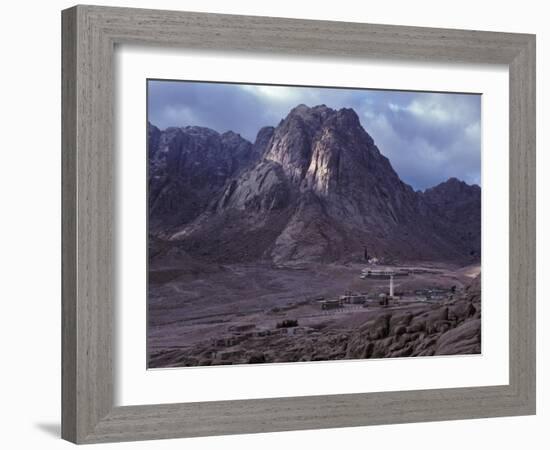 Desert Village in the Foothills of Mt. Sinai, Egypt-Janis Miglavs-Framed Photographic Print