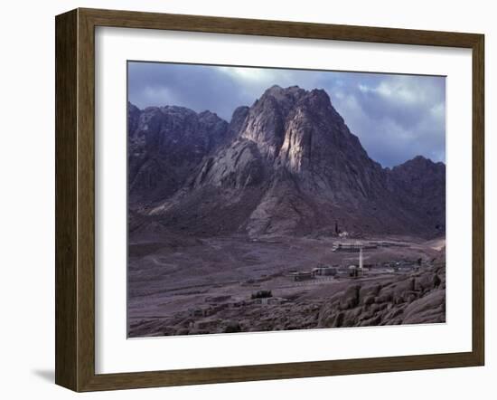 Desert Village in the Foothills of Mt. Sinai, Egypt-Janis Miglavs-Framed Photographic Print