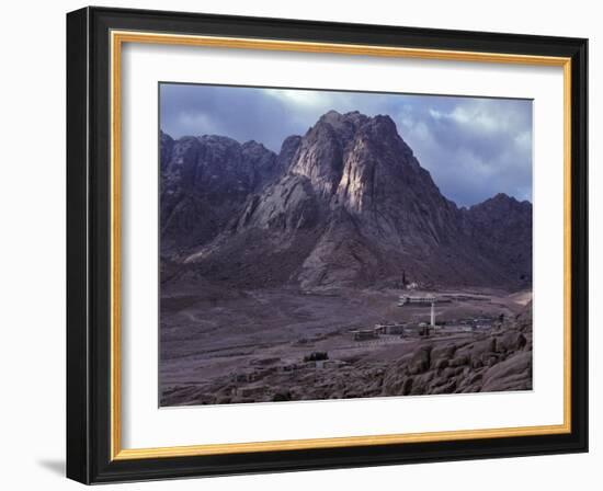 Desert Village in the Foothills of Mt. Sinai, Egypt-Janis Miglavs-Framed Photographic Print