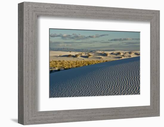 Desert Vista, Cloudy, White Sands Nm, Alamogordo, New Mexico-Michel Hersen-Framed Photographic Print