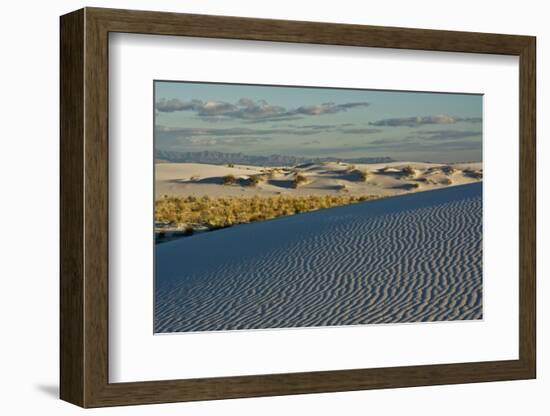 Desert Vista, Cloudy, White Sands Nm, Alamogordo, New Mexico-Michel Hersen-Framed Photographic Print