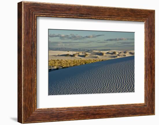 Desert Vista, Cloudy, White Sands Nm, Alamogordo, New Mexico-Michel Hersen-Framed Photographic Print