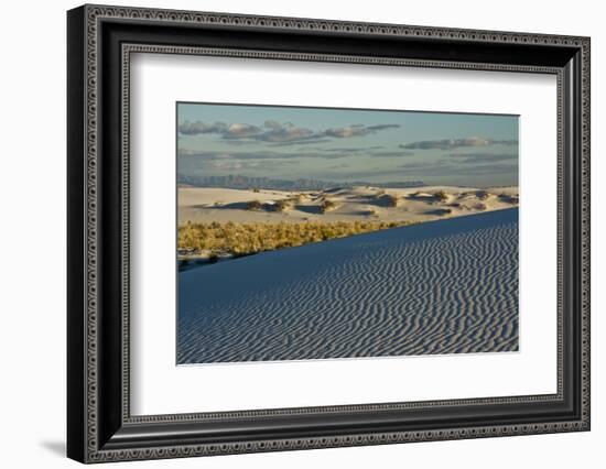 Desert Vista, Cloudy, White Sands Nm, Alamogordo, New Mexico-Michel Hersen-Framed Photographic Print