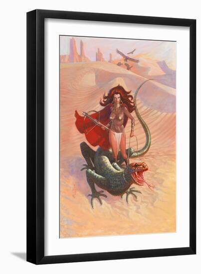 Desert Warrior-Ben Otero-Framed Giclee Print