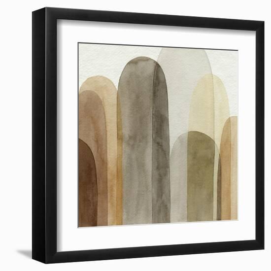 Desert Watercolor Arches I-Grace Popp-Framed Art Print