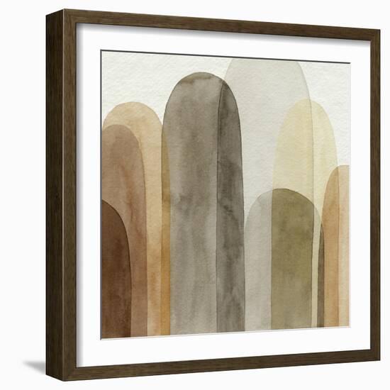 Desert Watercolor Arches I-Grace Popp-Framed Premium Giclee Print