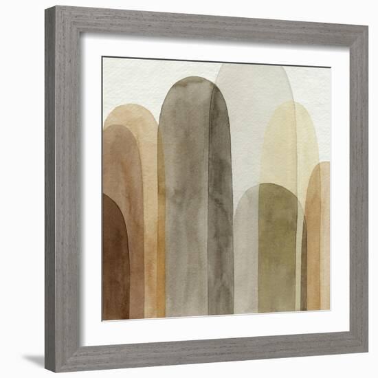 Desert Watercolor Arches I-Grace Popp-Framed Art Print