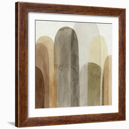 Desert Watercolor Arches I-Grace Popp-Framed Art Print