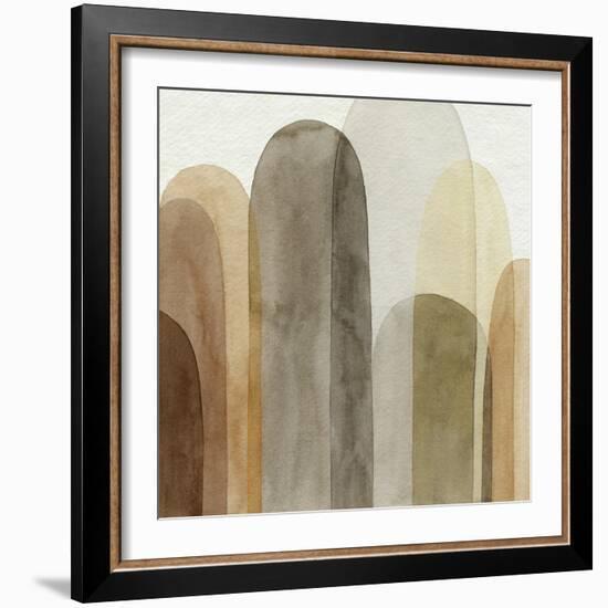 Desert Watercolor Arches I-Grace Popp-Framed Art Print