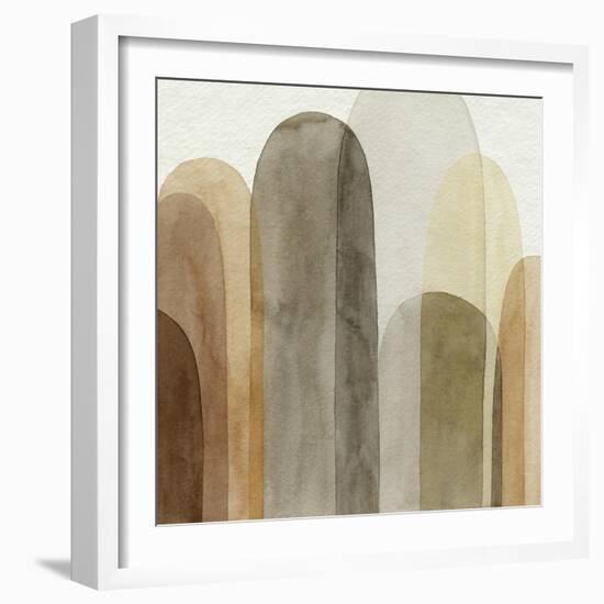 Desert Watercolor Arches I-Grace Popp-Framed Art Print